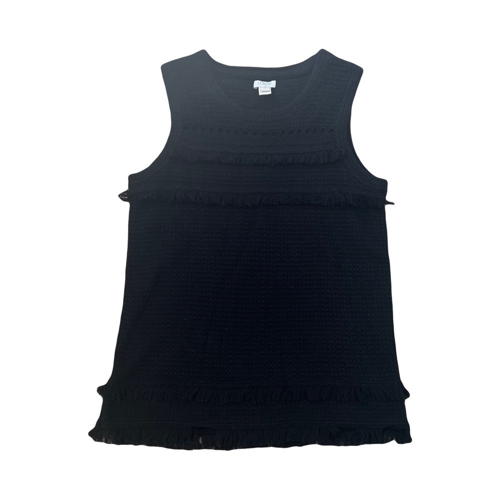 Elegant Black Sleeveless J.Crew Top
